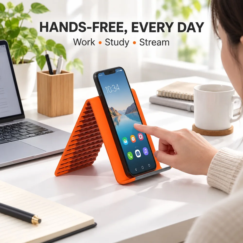 Laptop Stand - Elastyczny, składany uchwyt silikonowy do telefonu,