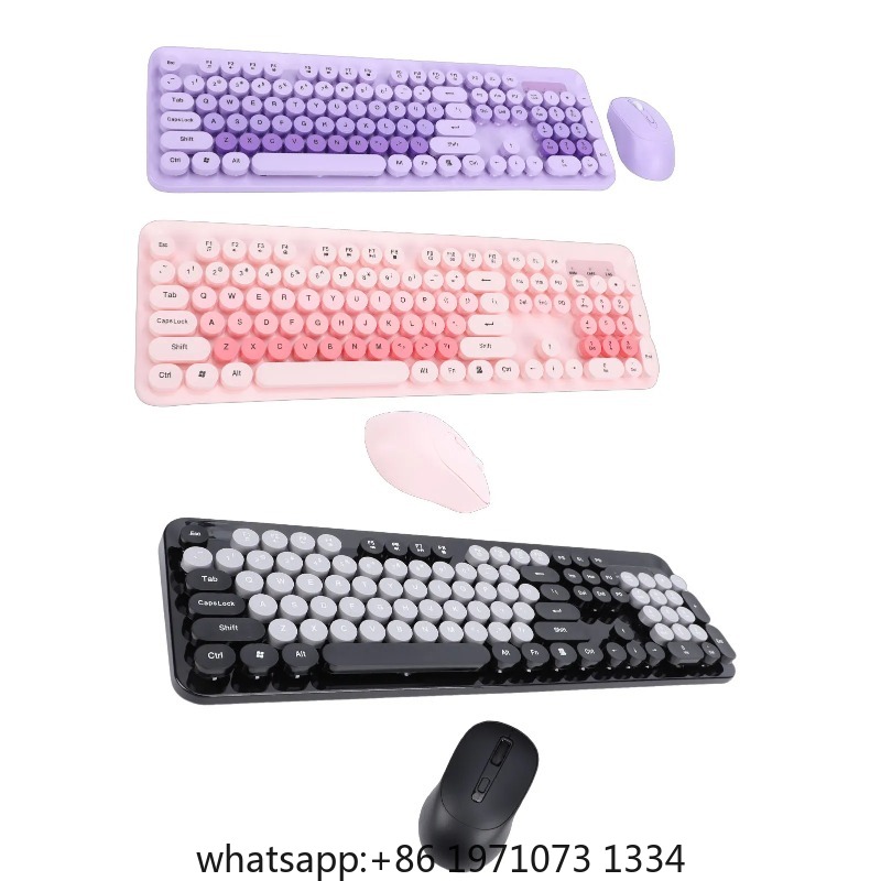 Laptop Mouse - Bezprzewodowa klawiatura, bezprzewodowa urocza klawiatura i