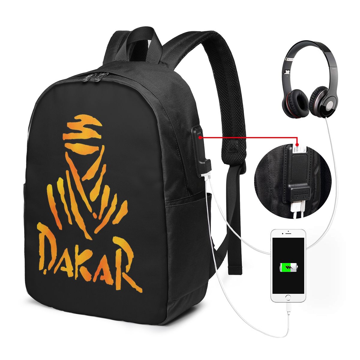Laptop Bag - Plecak motocyklowy na Rajl Dakar, torba