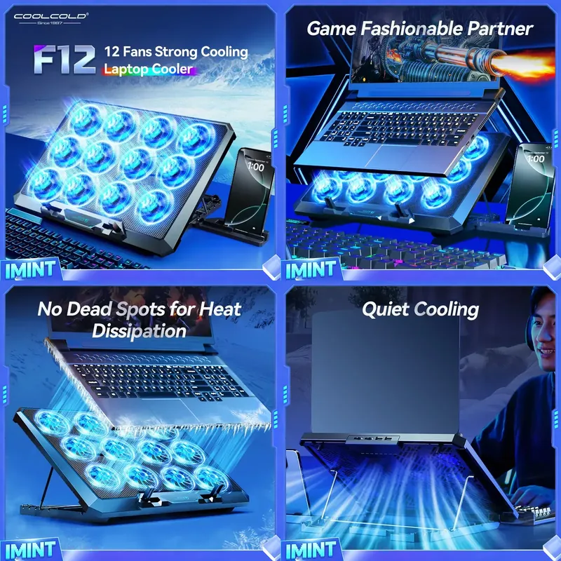 Laptop Cooling Pad - Podkładka chłodząca do laptopa COOLCOLD z