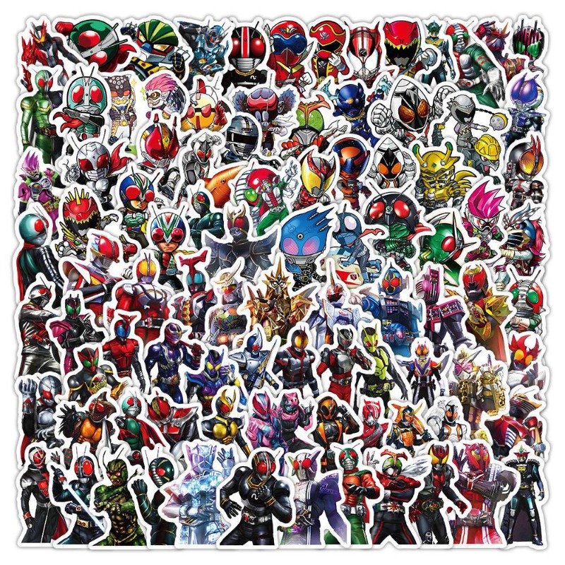 Laptop Original Accessories - 103 szt. Naklejki Kamen Rider Estetyczne,
