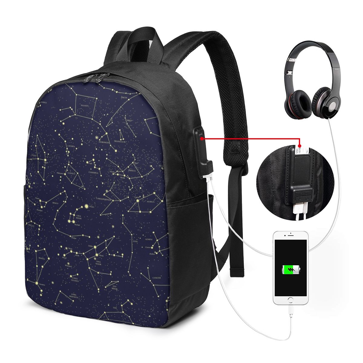 Nocne Niebo Złote Niebiańskie  – Laptop Bag recenzja i cena