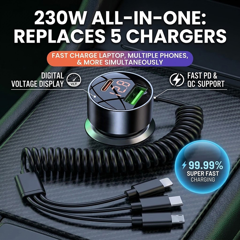 Uniwersalna ładowarka samochod – Laptop Charger recenzja i cena